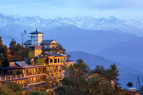 Hotel w Nagarkot z widokiem na Himalaje